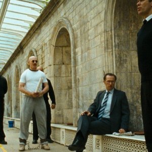 Tom Hardy in una delle scene finali del film Bronson
