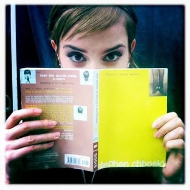 Emma Watson sul set di The Perks of Being a Wallflower