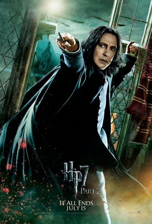 Nuovo Character Poster Di Harry Potter E I Doni Della Morte Parte 2 Dedicato Al Professor Piton Seve 206040