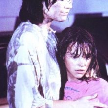 La piccola Asia Argento in una scena di Demoni 2.