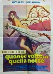 Locandina del film Quante volte... quella notte (1972)