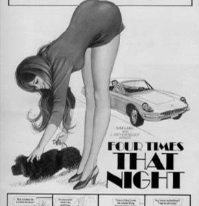 Locandina inglese del film Quante volte... quella notte