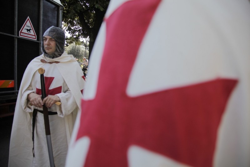 I Templari Protagonisti Dell Iniziativa Pubblicitaria Romana Per Il Lancio De L Ultimo Dei Templari 206409