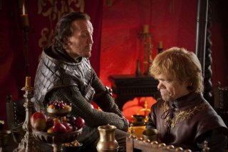Peter Dinklage in una scena dell'episodio Baelor di Game of Thrones