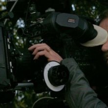 Il regista Varo Venturi sul set di 6 giorni sulla terra