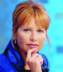 Foto della giornalista Lilli Gruber