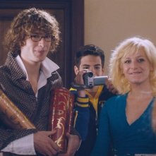 Mathieu Simonet, Renaud Cestre, Thomas Sagols e Julie Durand, protagonisti del film Escalade