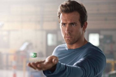 Ryan Reynolds in una scena di Green Lantern