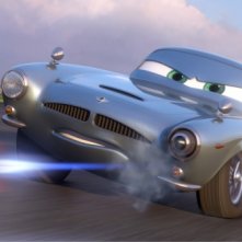 Finn McMissile sfreccia nel film Cars 2