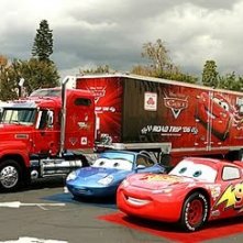 Una scena del film Cars 2