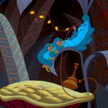 Il Brucaliffo in una scena di Alice nel paese delle meraviglie