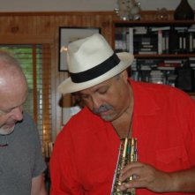 Il regista Michael Radford sul set di Michel Petrucciani - Body & Soul