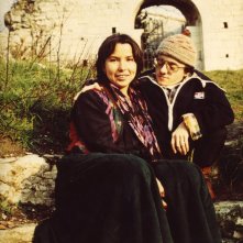 Una immagine del jazzista con la mamma Erlinda nel film Michel Petrucciani - Body & Soul