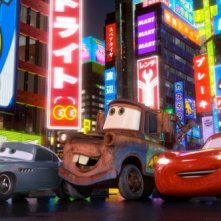 Cars 2: Finn McMissile, Cricchetto e Saetta McQueen sotto i riflettori di Tokyo