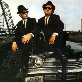 Dan Aykroyd e John Belushi in The Blues Brothers