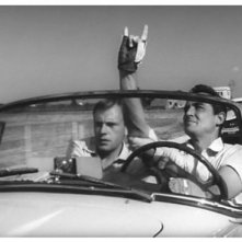 Jean-Louis Trintignant e Vittorio Gassman ne Il sorpasso