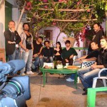 Immagine dal set di Storie di Borgata