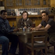 John Cusack, Clark Duke e Craig Robinson nel film Hot Tub Time Machine