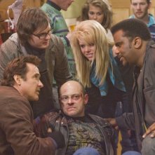 Rob Corddry Circondato Da John Cusack Clark Duke Collette Wolfe E Craig Robinson In Hot Tub Time Mac 207128