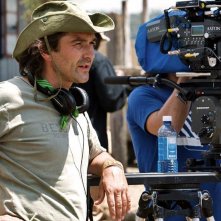 Justin Chadwick sul set di The First Grader