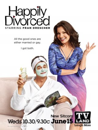 Un poster della serie Happily Divorced