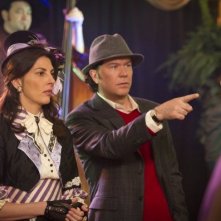 Timothy Hutton e Gina Bellman nell'episodio 'The 10 lil Gritters Job' di Leverage