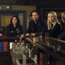 Il cast di Leverage nell'episodio 'The 15 Minutes Job' di Leverage
