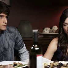 Tyler Posey e Crystal Reed nell'episodio 'Magic Bullet' di Teen Wolf