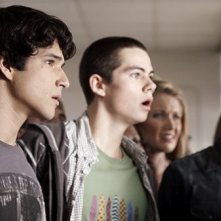 Tyler Posey e Dylan O'Brien nell'episodio 'Pack Mentality' di Teen Wolf