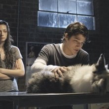 Crystal Reed e Tyler Posey nell'episodio 'Wolf Moon' di Teen Wolf