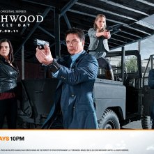 Un wallpaper con il cast di Torchwood:Miracle Day