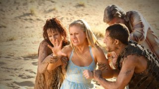Anna Paquin in una scena della premiere della stagione 4 di True Blood