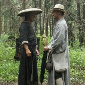 Donnie Yen e Takeshi Kaneshiro in una sequenza del film Swordsmen - Wu xia