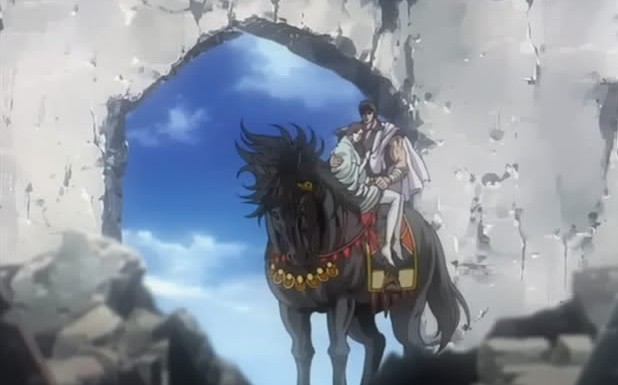 Una scena di Ken il Guerriero