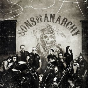 Un poster della stagione 4 di Sons of Anarchy