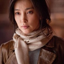 Primo piano di Li Bing Bing dal film Il ventaglio segreto