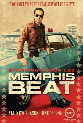 Un poster della stagione 2 di Memphis Beat