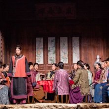 Una immagine dal film storico Il ventaglio segreto