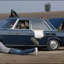 Una immagine dal set di Ruggine