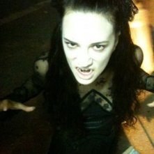 Asia Argento sul set di Dracula 3D