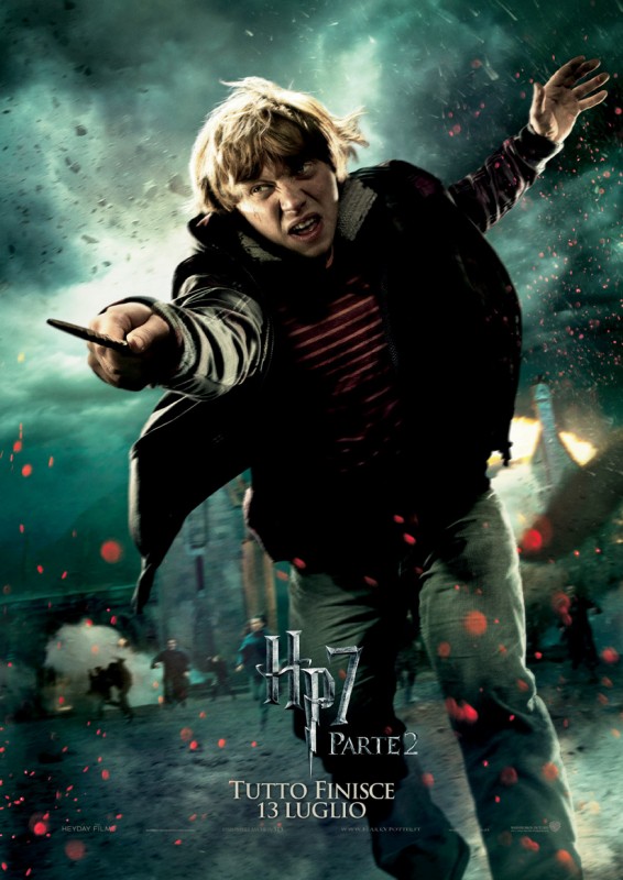 Character Poster Italiano Di Harry Potter E I Doni Della Morte Parte 2 Dedicato A Ron 208427