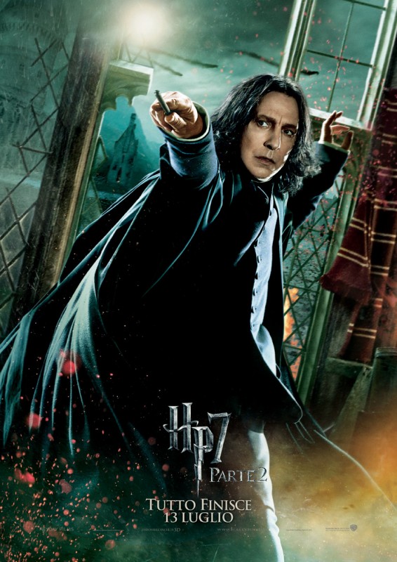 Character Poster Italiano Di Harry Potter E I Doni Della Morte Parte 2 Dedicato Al Professor Piton S 208429