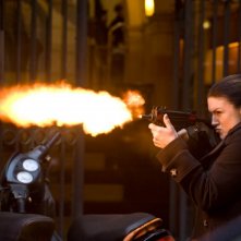 Ecco Gina Carano in azione in una scena di Haywire