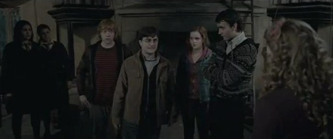 Harry Hermione E Ron A Hogwarts In Harry Potter E I Doni Della Morte Parte 2 208412