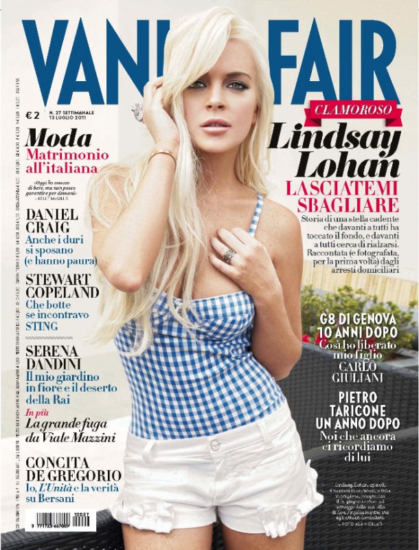 Lindsay Lohan Sulla Cover Di Vanity Fair Italia Luglio 2011 208405