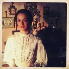 Marta Gastini sul set di Dracula 3D