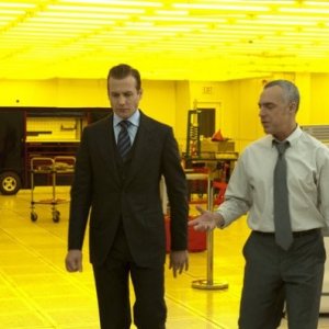 Titus Welliver e Gabriel Macht nell'episodio 'Inside Track' di Suits
