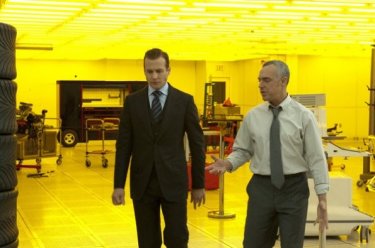 Titus Welliver e Gabriel Macht nell'episodio 'Inside Track' di Suits