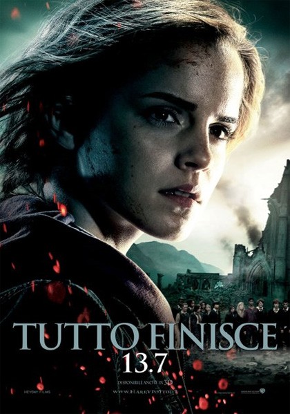 Character Poster Italiano Di Harry Potter E I Doni Della Morte Parte 2 Dedicato A Hermione 208552