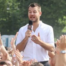 Alessandro Cattelan durante i provini milanesi per X-Factor 5